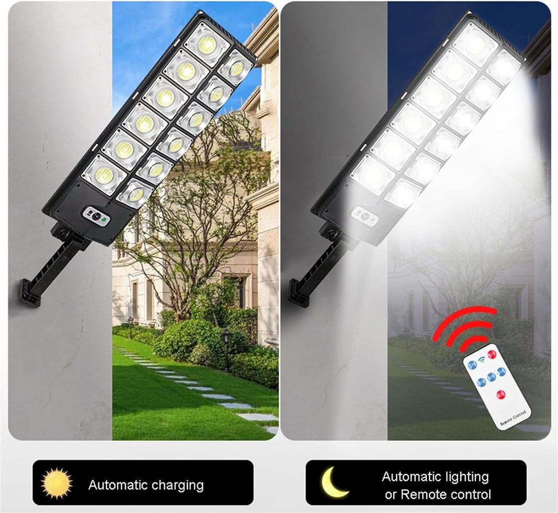 Lámpara Solar para Exteriores con Sensor de Movimiento - Farolas Solares Impermeables para Jardín y Patio