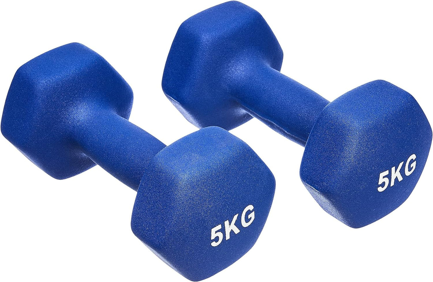 Conjunto de 2 halteres de 5Kg para treino de resistência