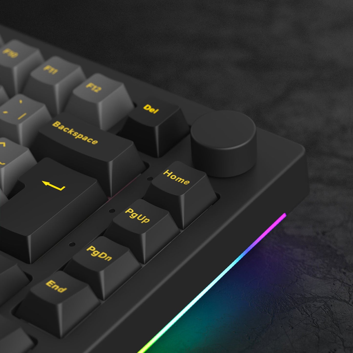 Akko 5075B Plus ANSI/ISO 75% Teclado mecânico para jogos 3/5 pinos Hot Swap três modos RGB 2,4 GHz sem fios/USB tipo C/BT 5.0