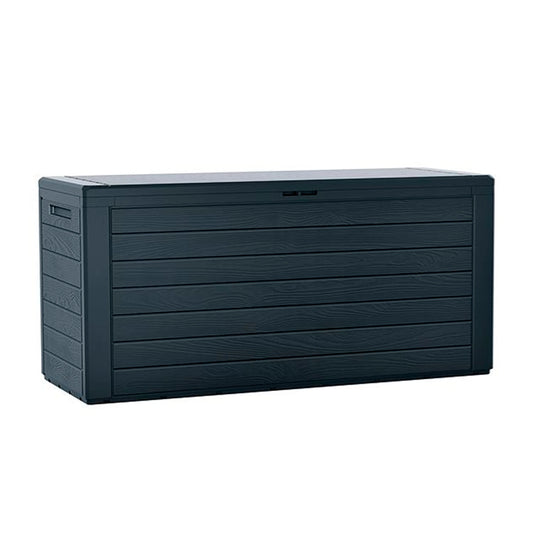 Baú PROSPERPLAST 280 litros Plastico Boardebox Anthracite 116x43.8x55 cm