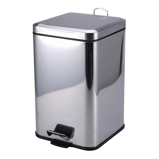 Balde de lixo com pedal 16x16x25,5 cm