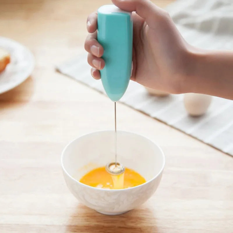 Misturador Elétrico para Leite e Batedor de Ovos – Misturador e Espumador para Café, Cappuccino e Bebidas