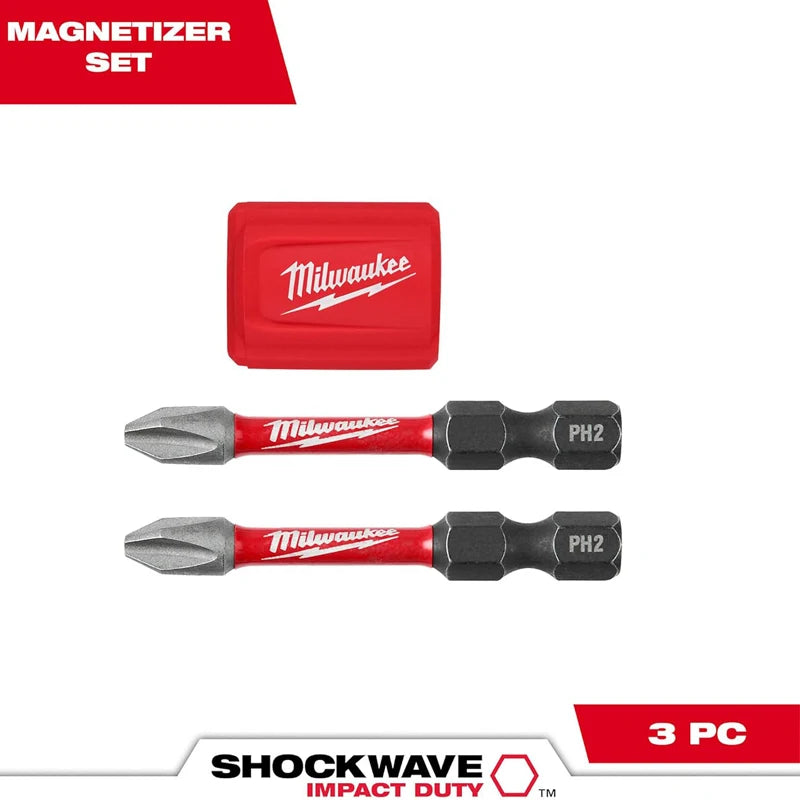 Adaptador para bits Milwaukee ph2 magnético