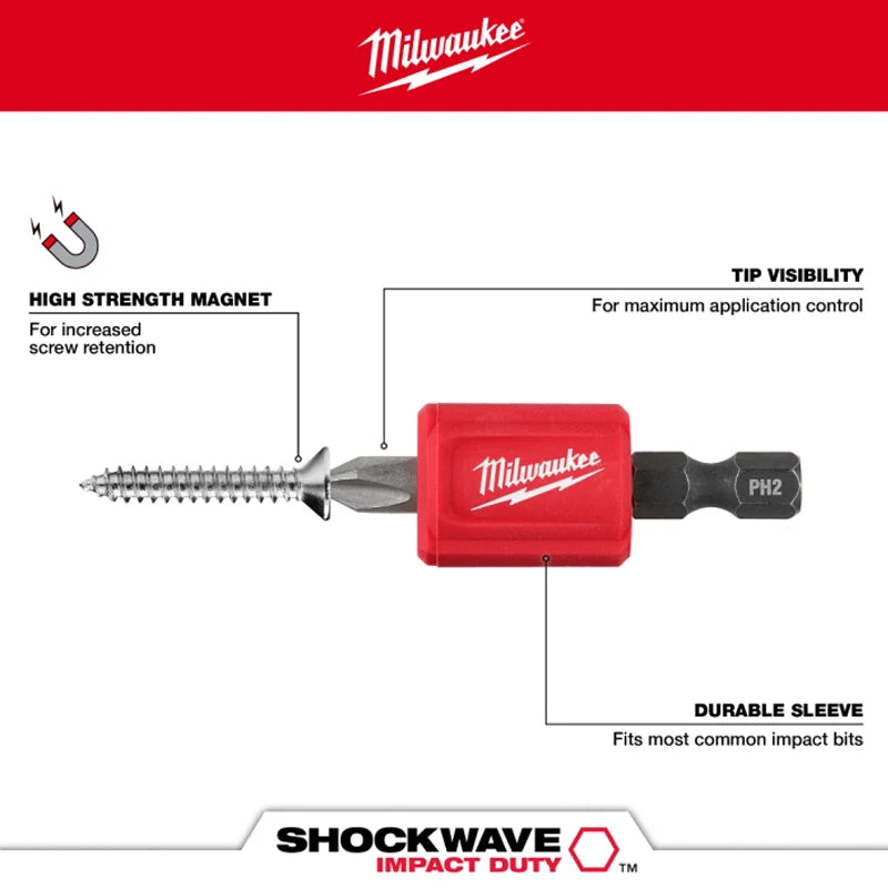 Adaptador para bits Milwaukee ph2 magnético