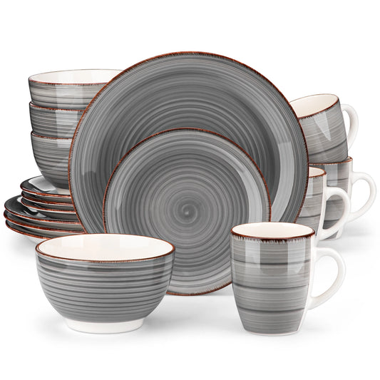 Conjunto de Jantar em Porcelana Vancasso de 16/32/48 Peças
