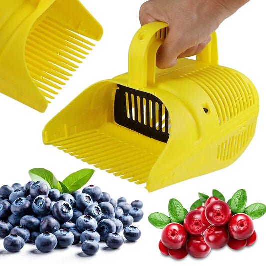 Apanhador colhedor de mirtilos e frutos vermelhos